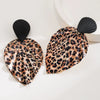 Women's Alloy Handwoven Geometric Heart Print Exaggerated Earrings