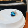 Women's Alloy Heart And Flower Imitation Crystal Brooch With Electroplating