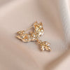 Women's Alloy Heart Shape Brooch With Electroplating And Luxury Sense