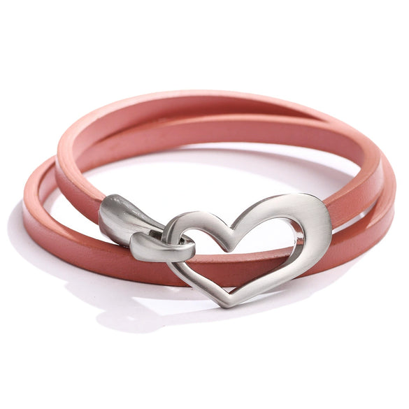 Women's Alloy Heart Shaped Electroplated Bracelet