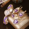 Women's Alloy Leaf Bracelet Quartz Watch Round Dial Stainless Steel Buckle Fashionable Style