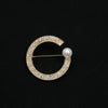 Women's Alloy Letter Brooch With Electroplating Treatment