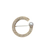Women's Alloy Letter Brooch With Electroplating Treatment
