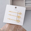 Women's Alloy Light Luxury Geometric Bangs Hairpin Set With Diamonds