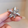 Women's Alloy Maple Leaf Brooch With Sapphire Crystal Diamond Electroplated Light Luxury Design Fashion Accessories