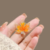Women's Alloy Maple Leaf Vintage Electroplated Brooch High Grade Accessory