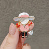 Women's Alloy Natural Flower Pattern Electroplated Antiexposure Brooch