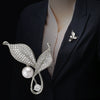 Women's Alloy Natural Plant Flowers Rosemary Brooch Electroplated