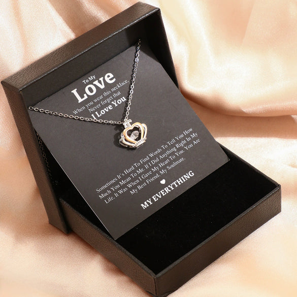 Women's Alloy Necklace Geometric Shape Electroplated With Heart And Star Patterns