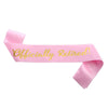 Women's Alloy Party Supplies With Letter Print And Bronzing Electroplating