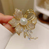 Women's Alloy Pearl Brooch Electroplated Luxury Elegant Accessory