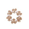 Women's Alloy Pearl Brooch With Electroplating And Natural Plant Flowers Design Highend Clothes Accessory
