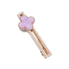 Women's Alloy Pearl Duckbill Clip Hairpin Three Layer Electroplated Hair Accessories