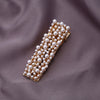 Women's Alloy Pearl Duckbill Clip Minimalist Geometric Style Electroplated