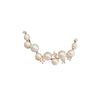 Women's Alloy Pearl Meniscus Flower Brooch With Electroplating And Antislip Buckle Pin Accessories
