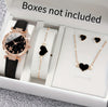 Women's Alloy Pu Strap Quartz Watch With Starfish Pattern And Round Dial