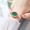 Women's Alloy Quartz Bracelet Watch Light Luxury Oval Dial Leisure Style