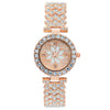 Women's Alloy Quartz Fashion Watch With Round Dial And Stainless Steel Clasp