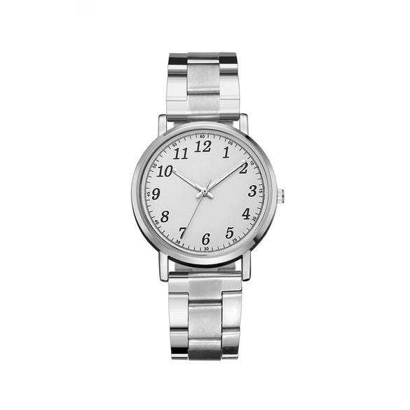 Women's Alloy Quartz Watch And Jewelry Set With Heartshaped And Round Design Casual Style