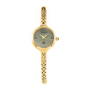 Women's Alloy Quartz Watch Round Dial Retro Fashion Style Jewelry Buckle Mineral Reinforced Glass Mirror