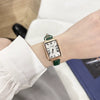 Women's Alloy Rectangular Leisure Watch With Roman Numerals