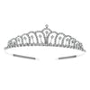 Women’s Alloy Rhinestone Crown Headband Handmade Princess Style Wedding Party Headwear