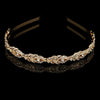 Women’s Alloy Rhinestone Floral Crown Headband Handmade Fashion Wedding Hair Accessory