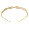 Women’s Alloy Rhinestone Floral Crown Headband Handmade Fashion Wedding Hair Accessory