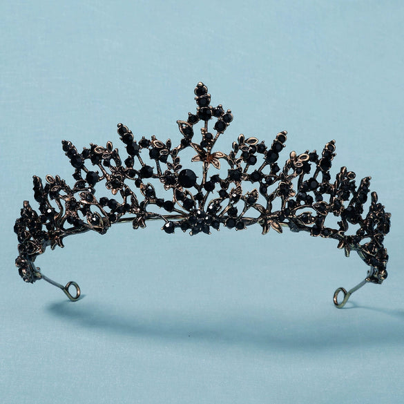 Women's Alloy Rhinestone Floral Vine Bridal Hair Crown Elegant Wedding Hair Accessory