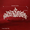 Women's Alloy Rhinestone Floral Vine Bridal Hair Crown Elegant Wedding Hair Accessory