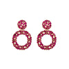 Women's Alloy Rhinestone Geometric Fashion Diamond Earrings