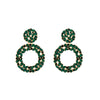 Women's Alloy Rhinestone Geometric Fashion Diamond Earrings