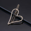 Women's Alloy Rhinestone Hair Side Clip With Fivepointed Star Heart And Moon Design Sparkling Bangs Hairpin Accessory