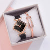 Women's Alloy Rhombus Quartz Watch Simple Personality Fashion With Printed Logo