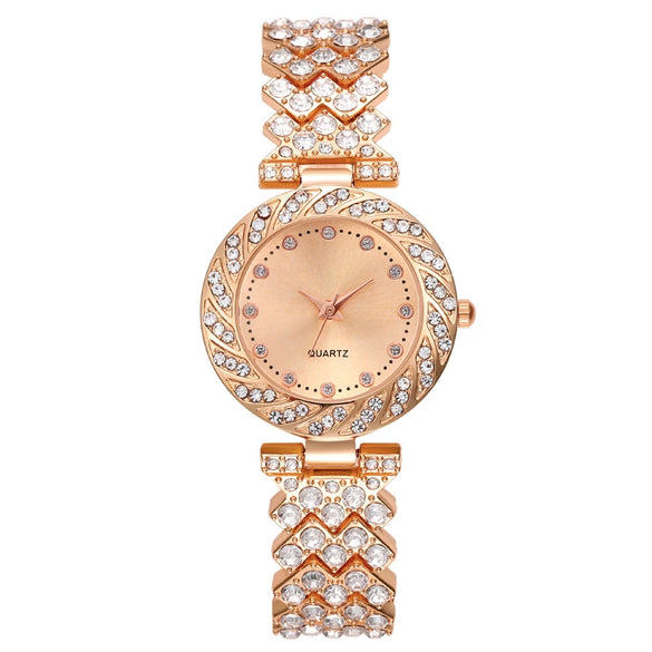 Women's Alloy Round Dial Leisure Watch