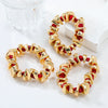 Women's Alloy Snake Bone Chain Jewelry Set With Geometric Design And Diamond Treatment