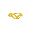 Women's Alloy Snake Zodiac Open Ring With Electroplating Design
