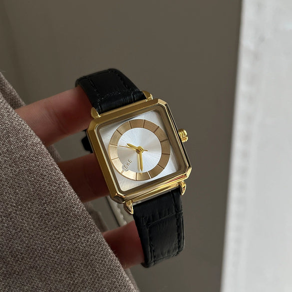 Women's Alloy Square Dial Medieval Style Simple Retro Watch