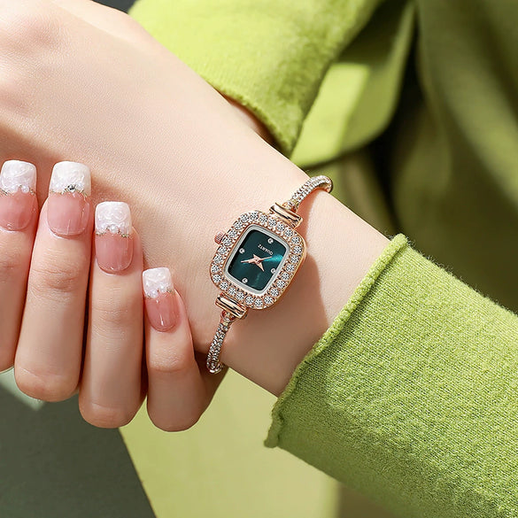 Women's Alloy Square Dial Quartz Casual Fashion Watch