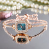 Women's Alloy Square Dial Quartz Casual Fashion Watch