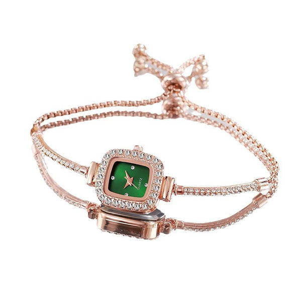 Women's Alloy Square Dial Quartz Casual Fashion Watch