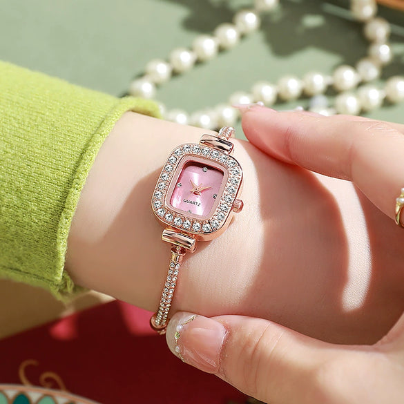 Women's Alloy Square Dial Quartz Casual Fashion Watch