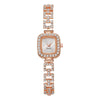 Women's Alloy Square Diamond Bracelet Quartz Watch Fashion Style