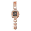 Women's Alloy Square Diamond Bracelet Quartz Watch Fashion Style