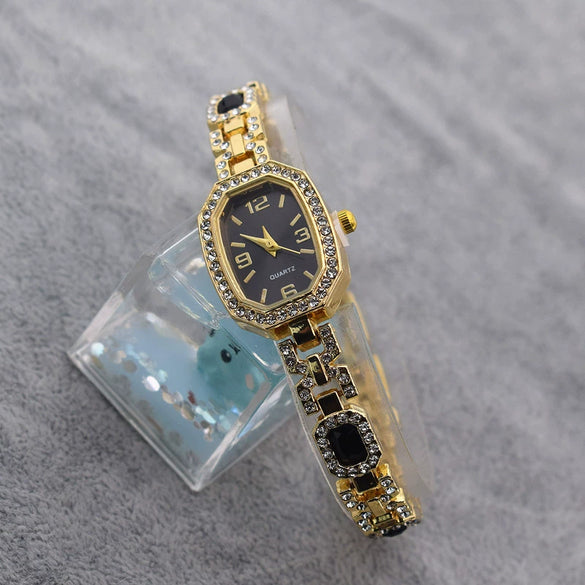 Women's Alloy Square Diamondset Leisure Watch