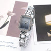Women's Alloy Square Rhinestone Bracelet Quartz Watch Leisure Style