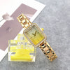 Women's Alloy Square Rhinestone Bracelet Quartz Watch Leisure Style