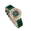 Women's Alloy Stainless Steel Imitation Leather Diamond Snake Pattern Quartz Belt Watch Jewelry Set