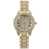 Women's Alloy Steel Quartz Watch With Starry Sky Pattern And Roman Digital Fashion Style