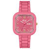 Women's Alloy Strap Square Dial Fashion Luxury Student Calendar Week Watch